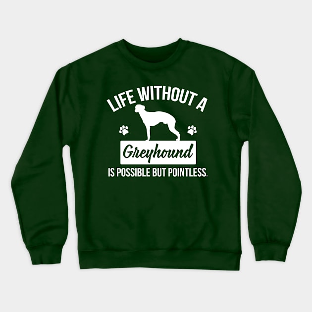 Greyhound Crewneck Sweatshirt by nektarinchen